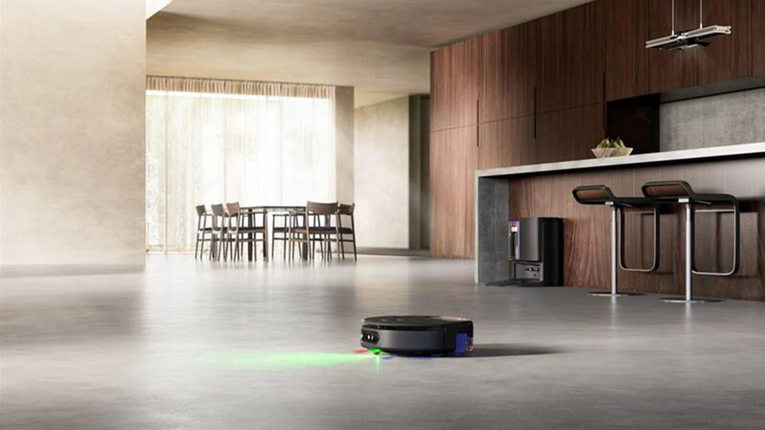 Robotický vysavač Dyson Spot+Scrub Ai v interiéru