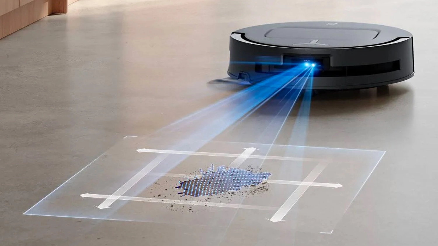 Vizualizace technologie AI Stain Detection 2.0