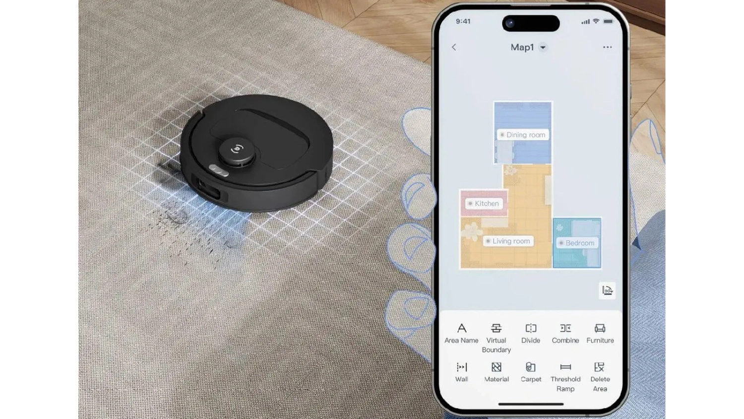 Vysavač ECOVACS DEEBOT T30C s aplikací