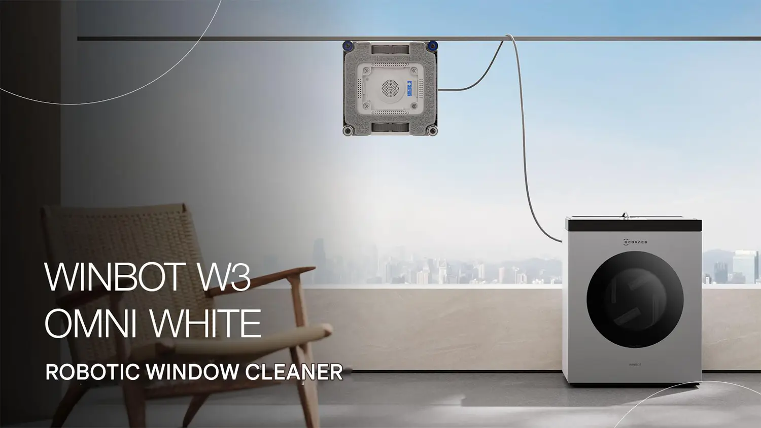 Robotický čistič oken Ecovacs Winbot W3 OMNI