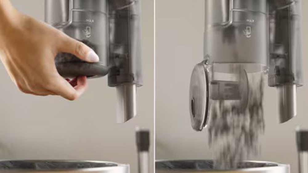 Vyprazdňování nádobky na prach u vysavače_03