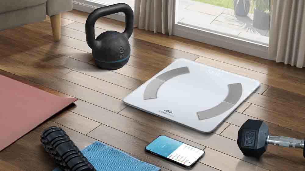 Osobní váha ETA Vital Fitness 2779 90000 a pomůcky na cvičení_02