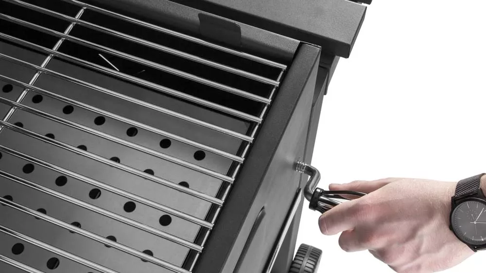 Klika pro nastavení výšky u grilu FIELDMANN FZG 1008_03