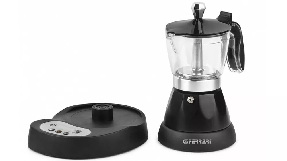Moka konvička Ferrari G1004500 vedle podstavce_02