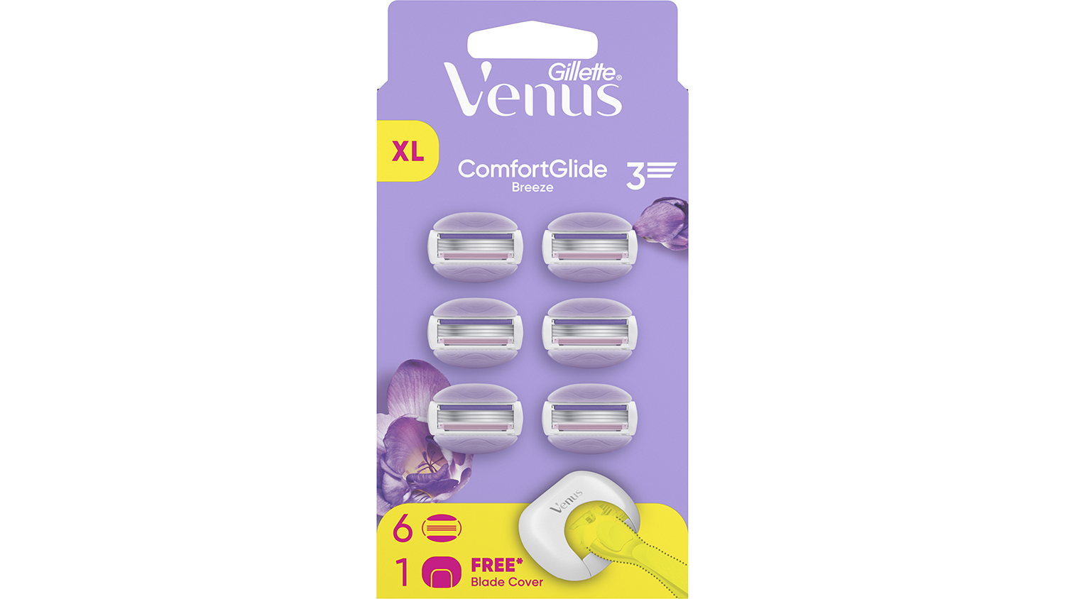 Náhradné hlavice Gillette Venus ComfortGlide Breeze 6 ks