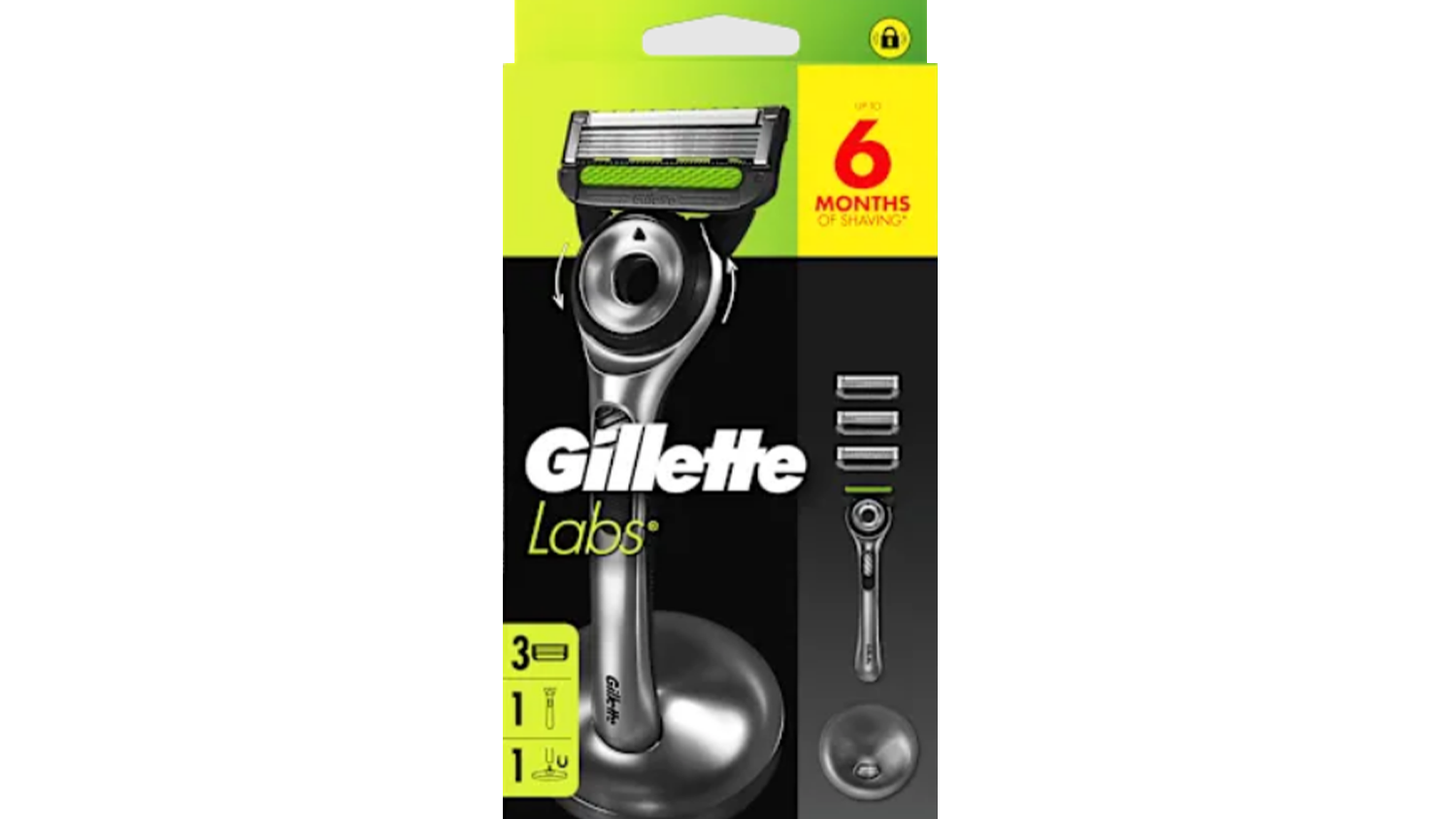 Holiaci strojček Gillette Labs + 1 náhradná hlavica