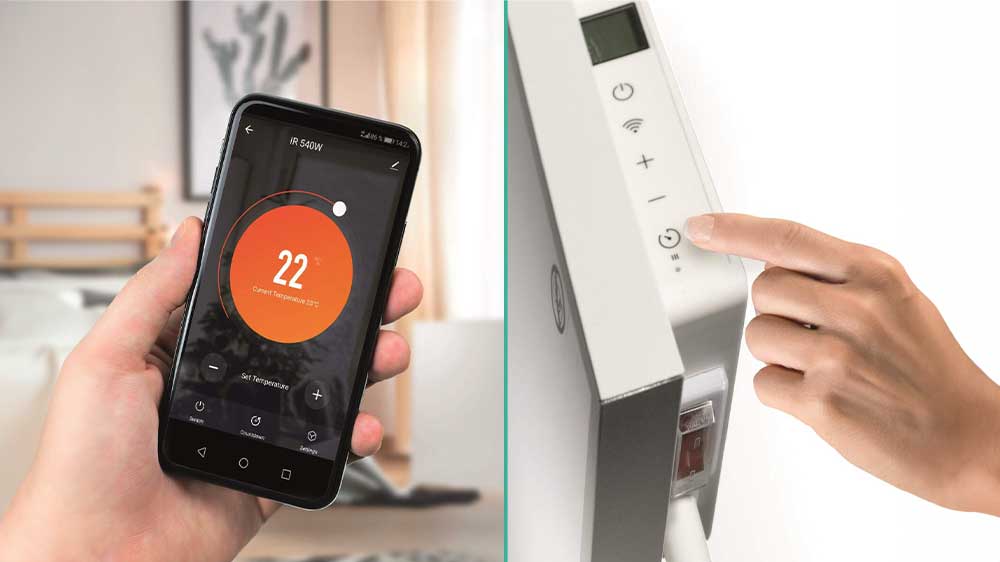 Infračervený topný panel Gorenje IR540W ovládání_02