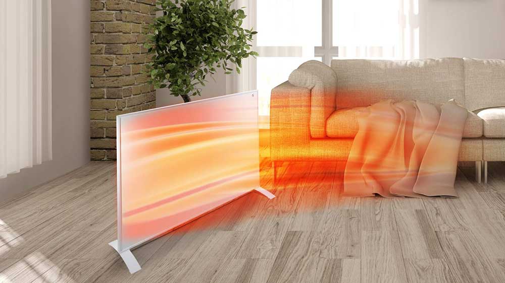 Infračervený topný panel Gorenje IR540W ohřívání_03