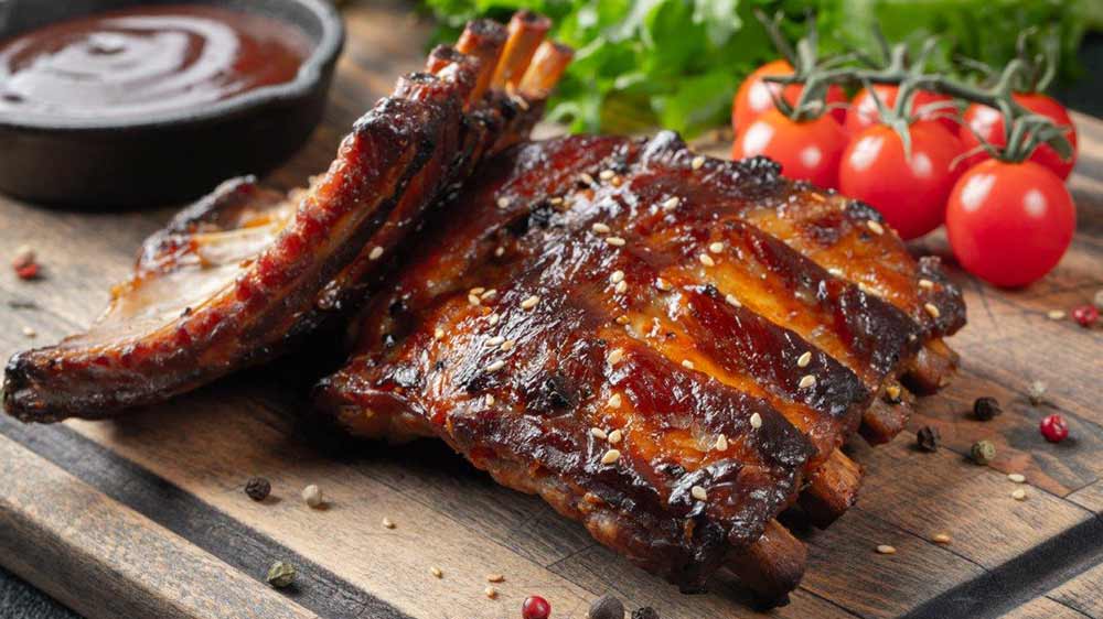 Ugrilovaná BBQ žebra_03