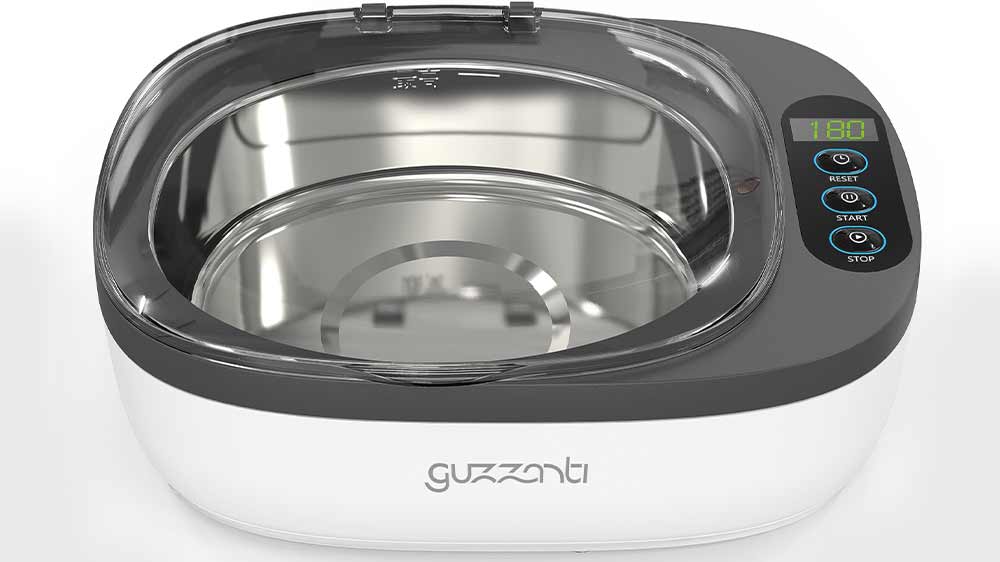 Ultrazvuková čistička Guzzanti GZ 075 s nastaveným časem 180 s na LED displeji_4