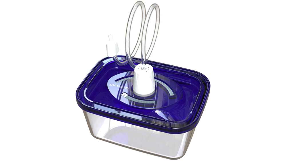 Vakuovací dóza GUZZANTI GZ 3062 s připojenou hadičkou_02