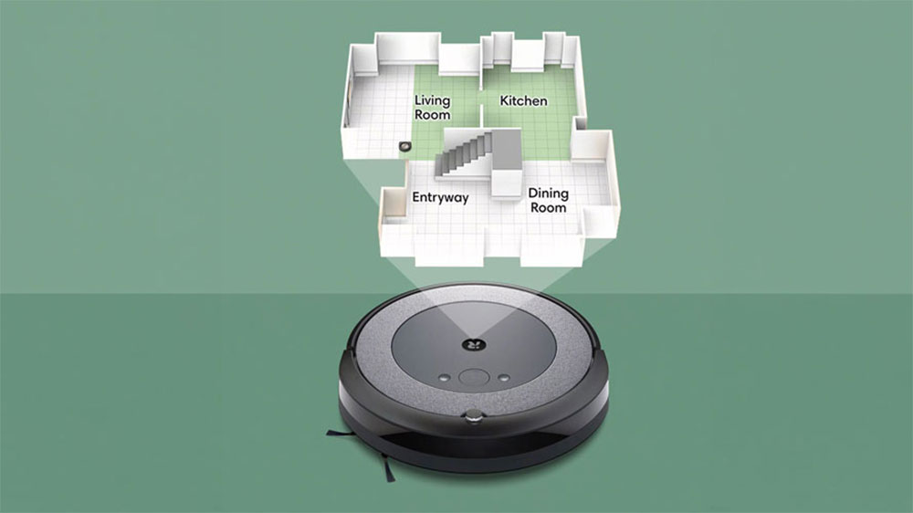 Mapování domácnosti Robotickým VYSAVAČem iRobot Roomba Combo i5 Neutral _05