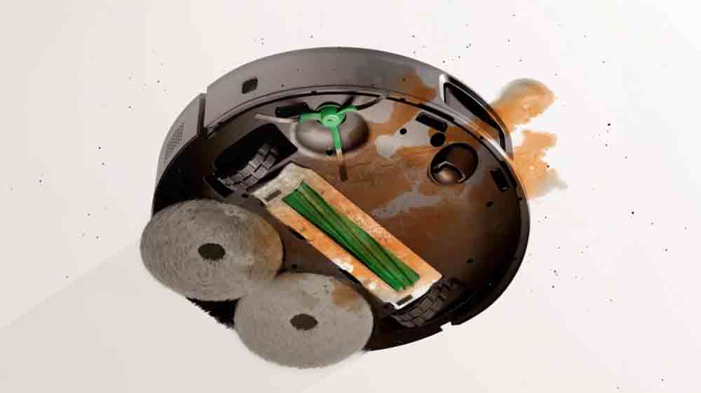 Robotický vysavač iRobot Roomba Plus 505 Combo při vytírání_03