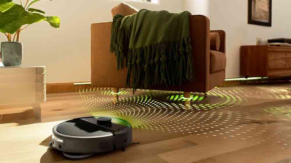 Robotický vysavač iRobot Roomba Plus 505 Combo při skenování prostředí_05
