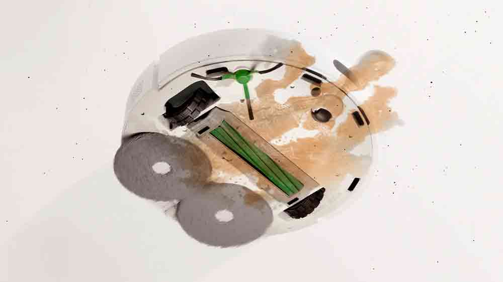 Robotický vysavač iRobot Roomba Plus 505 Combo při vytírání_03