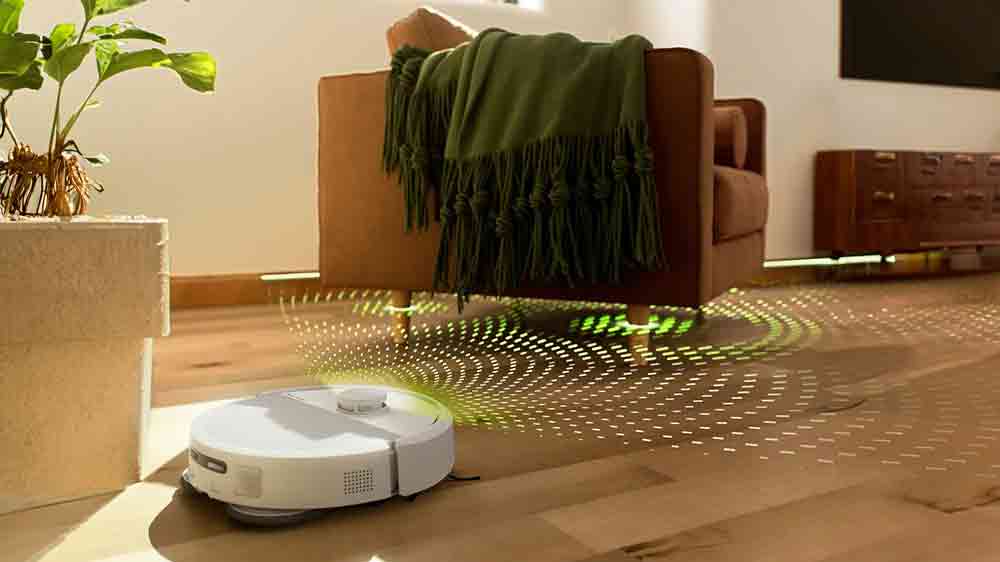 Robotický vysavač iRobot Roomba Plus 505 Combo při skenování prostředí_05