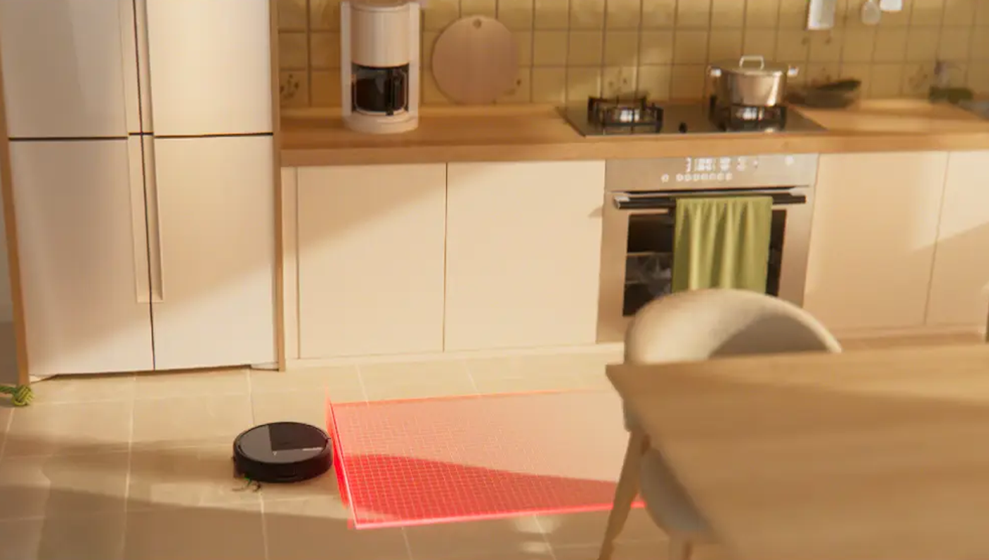 iRobot Roomba 115 Combo + AutoEmpty Dock, Y454040 ukázka no mop zone funkce