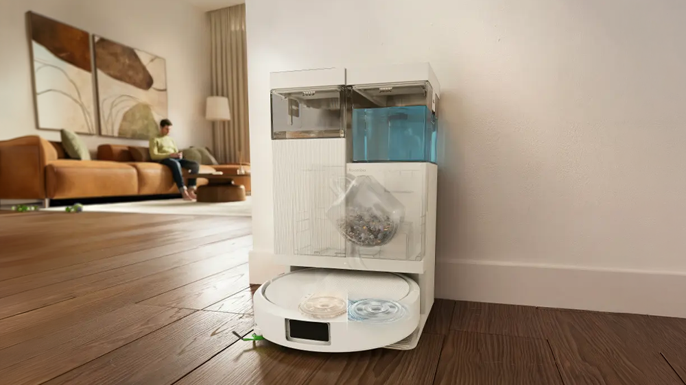 Ukázka výšky iRobot Roomba 115 Combo + Charge Dock, Y414040