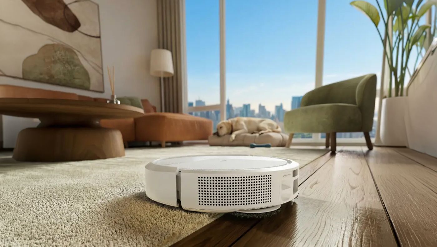 iRobot Roomba Plus 515 Combo + AutoWash dock, N285240 vizuál úklidu v byte