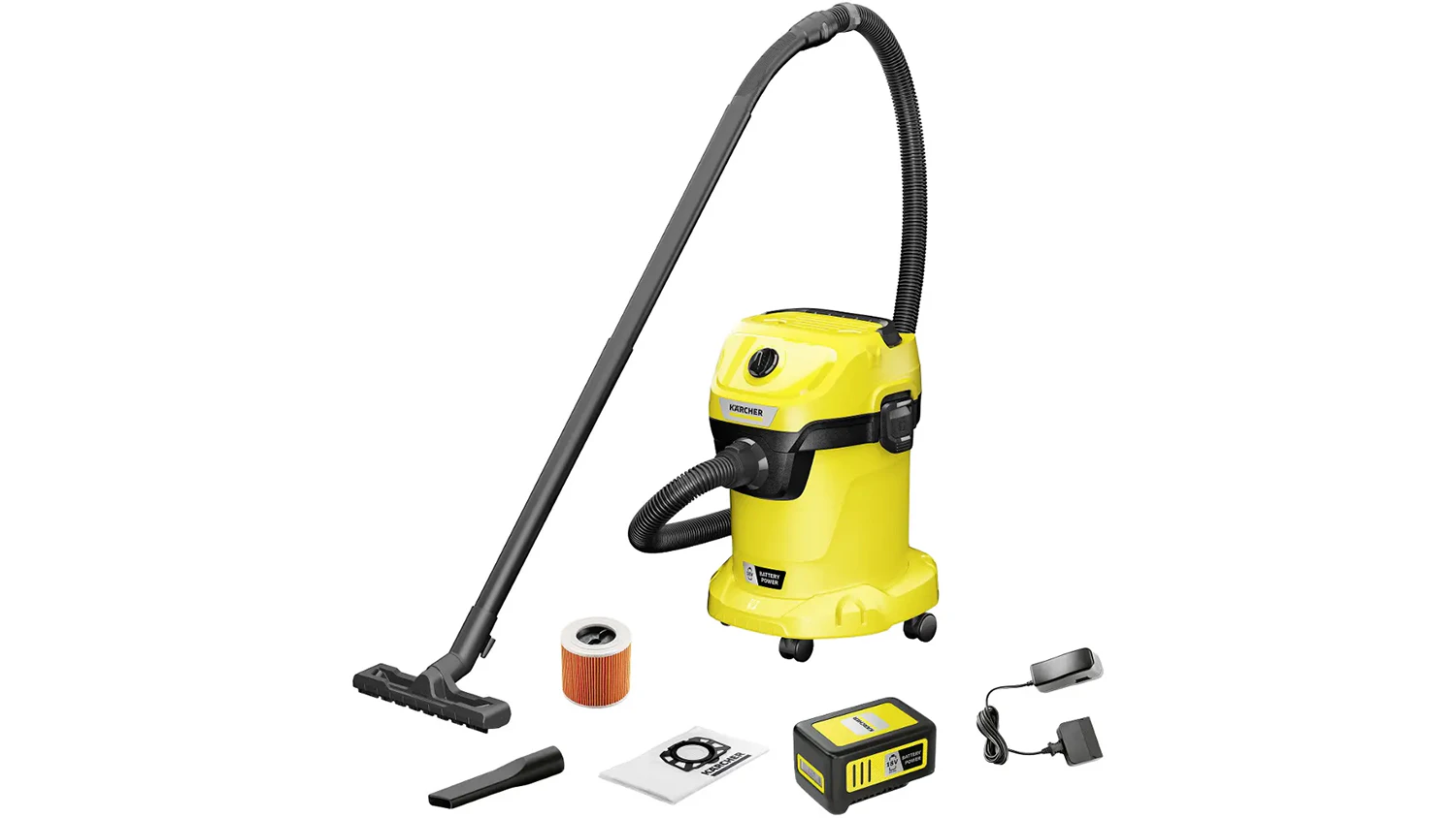Víceúčelový vysavač Kärcher WD 3-18 V Battery Set