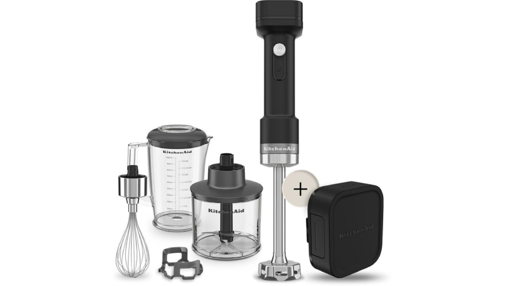 Tyčový mixér včetně příslušenství KitchenAid 5KHBRV05BM_01