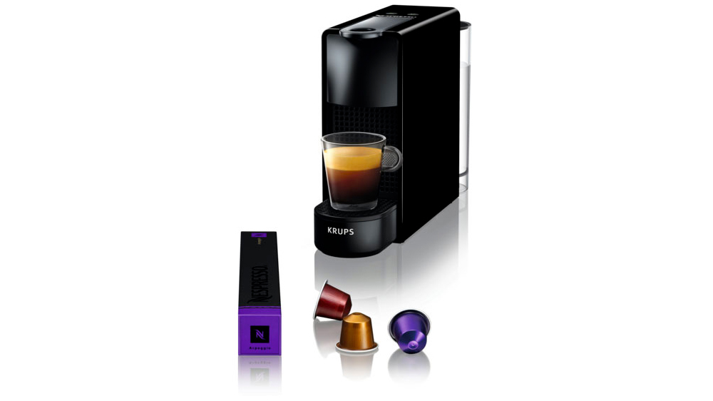 Kávovar na kapsle Krups XN1108CP Essenza Mini, černý_01