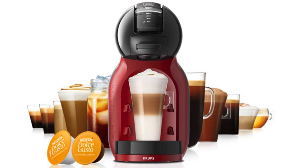 Kapslové espresso Krups KP123H10A s připravenými nápoji_02