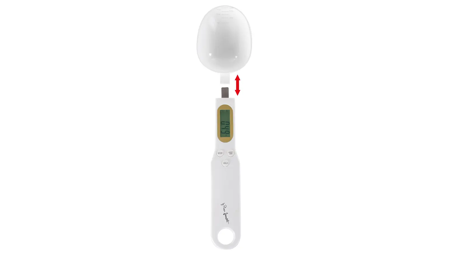 Vážicí lžíce Lamart Delta LT7096 detail odnímatelné části