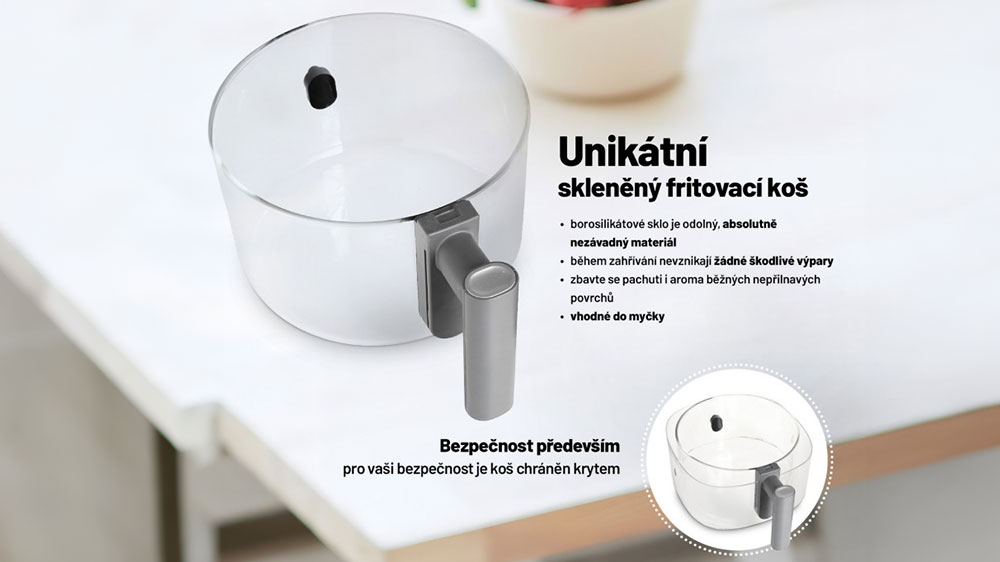 Koš horkovzdušné fritéza Lauben 5500BG_ 04