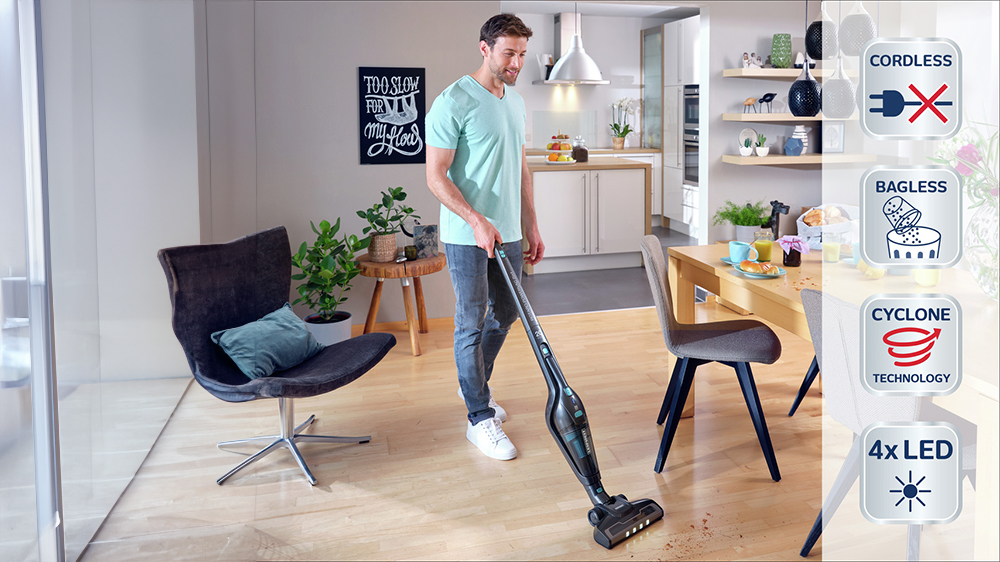 AKUMULÁTOROVÝ VYSAVAČ LEIFHEIT ROTARO POWERVAC 2V1 11928