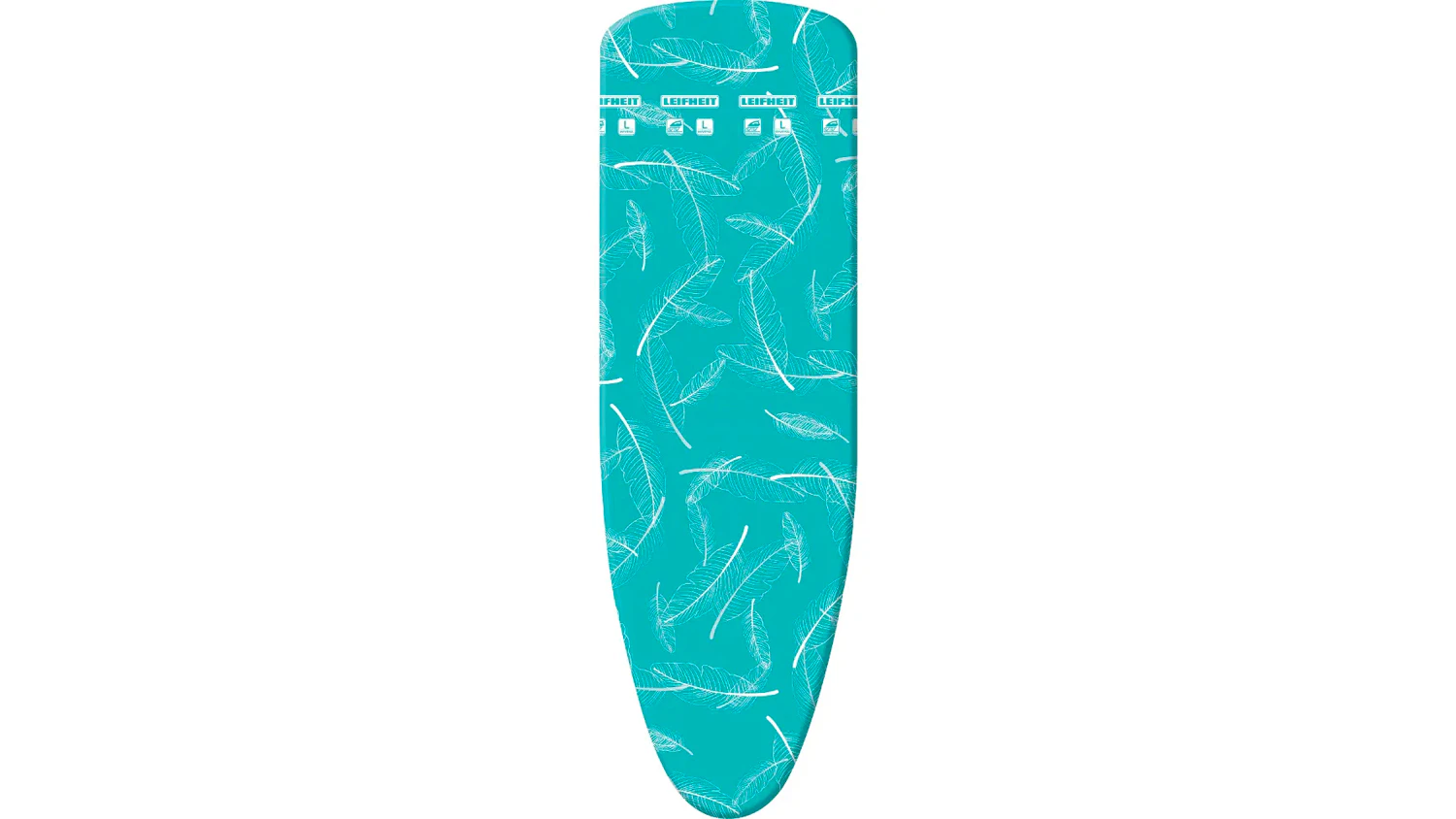 Potah na žehlic&iacute; prkno Leifheit Thermo Reflect Universal 140 &times; 45 cm na b&iacute;l&eacute;m pozad&iacute; zobrazuj&iacute;c&iacute; celkov&yacute; design