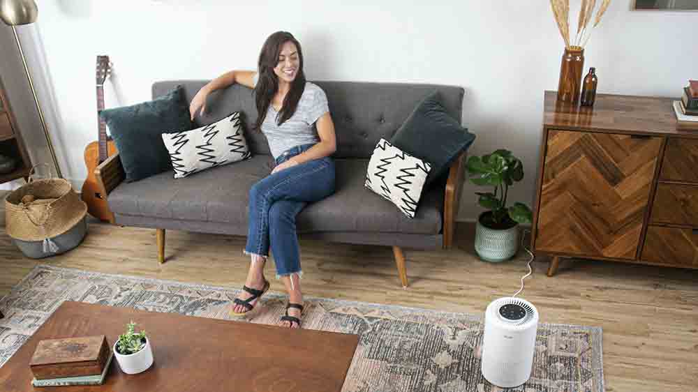 Čistička vzduchu Levoit SMART Core200S s obrázky nečistot, které dokáže zachytit_02