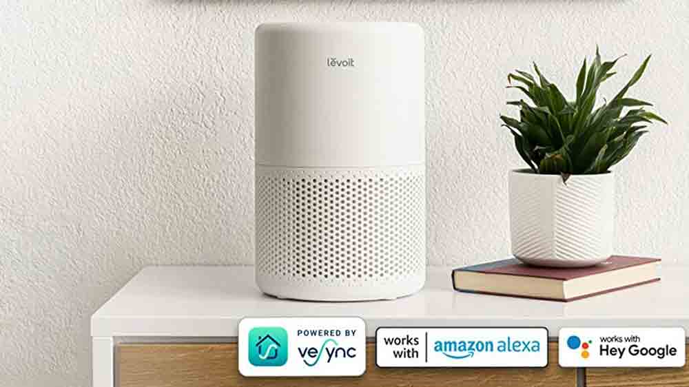 Čistička vzduchu Levoit SMART Core200S a ikona pro ovládání hlasem_03