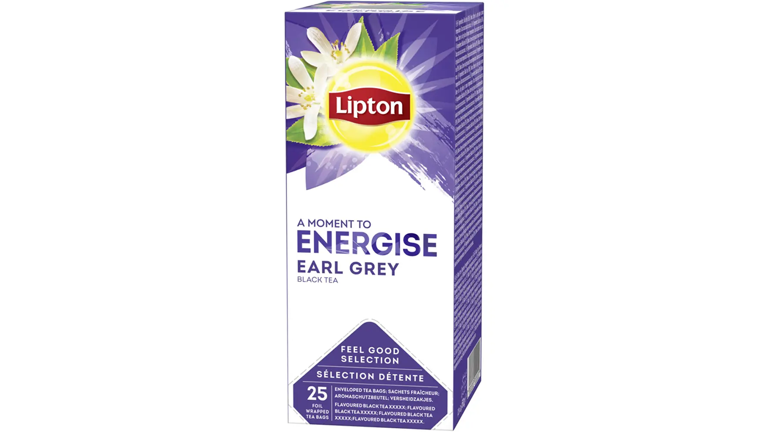 Černý čaj Lipton A Moment To Energise Earl Grey