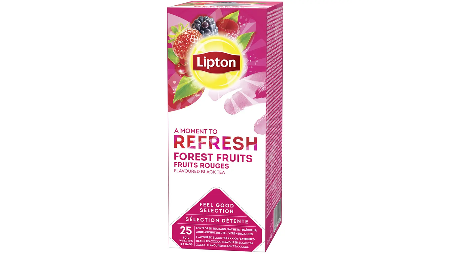 Černý čaj Lipton A Moment To Refresh Forest Fruits
