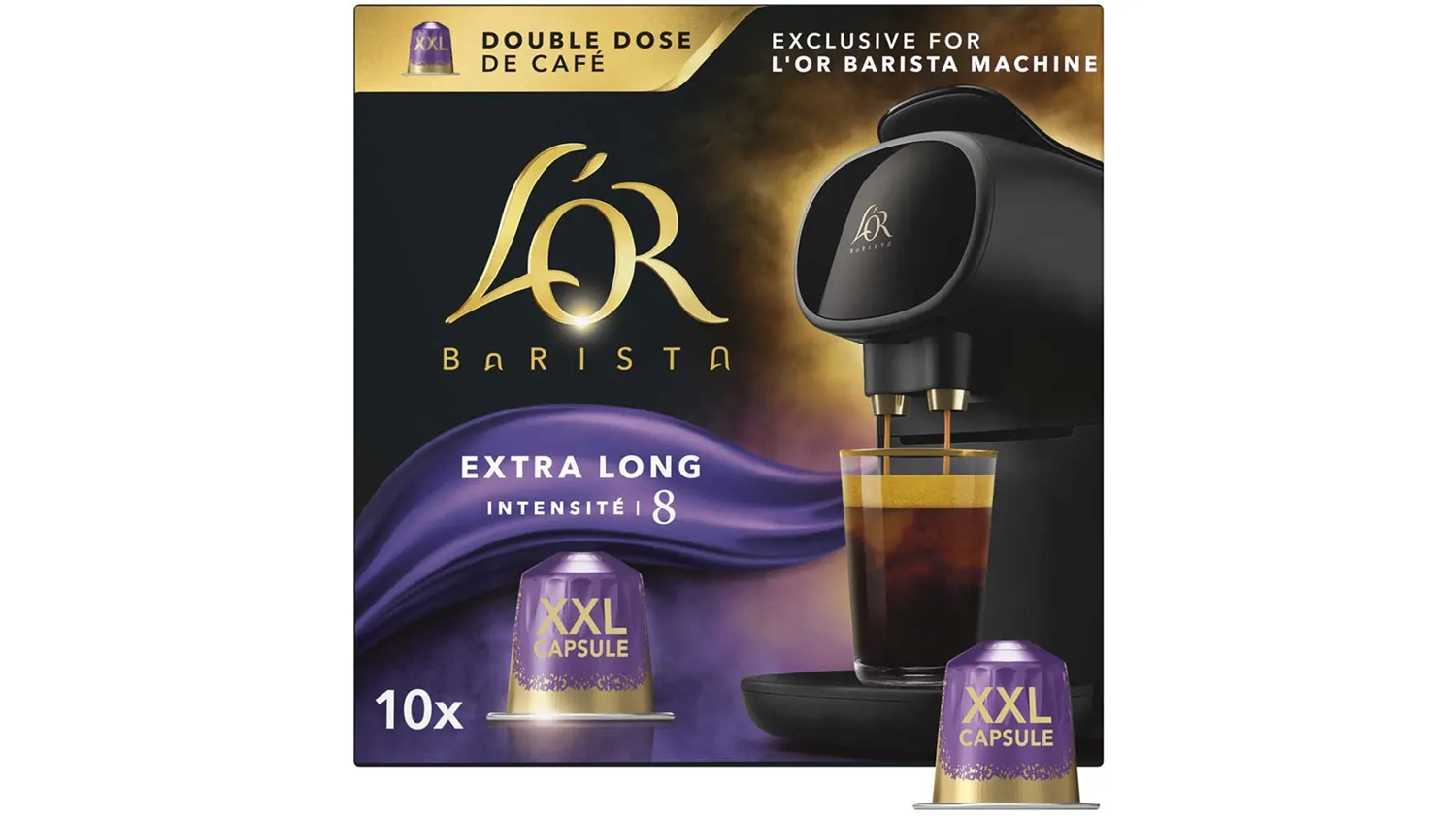 Kapsle L’OR Barista XXL Extra Long 10 ks