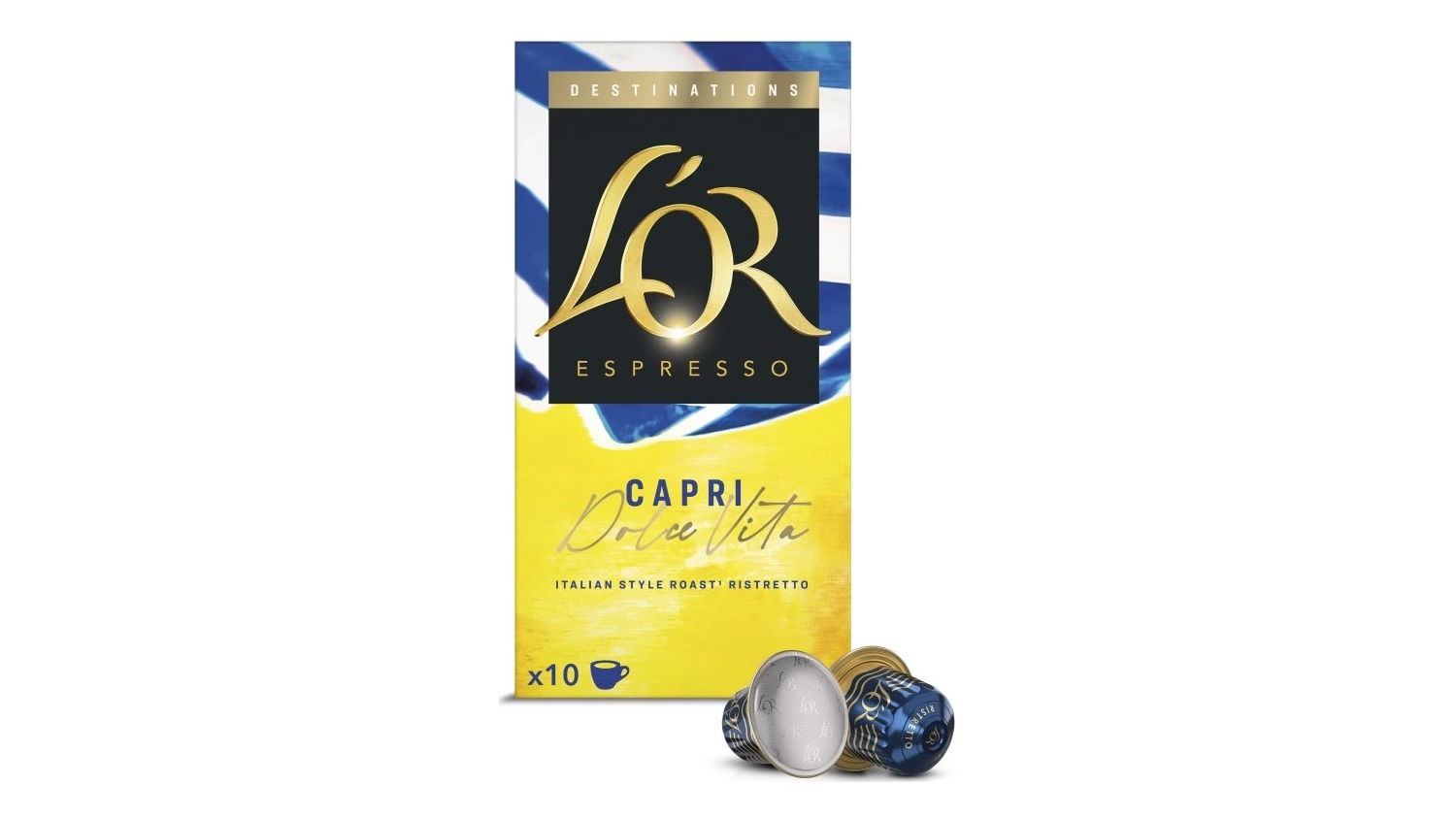 Balení kapslí Nespresso L´OR Espresso Capri Dolce Vita 10 ks