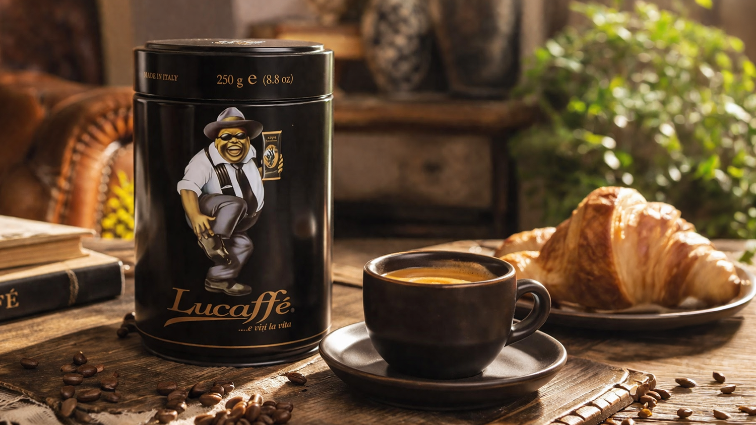 Sn&iacute;daně s k&aacute;vou Lucaffe