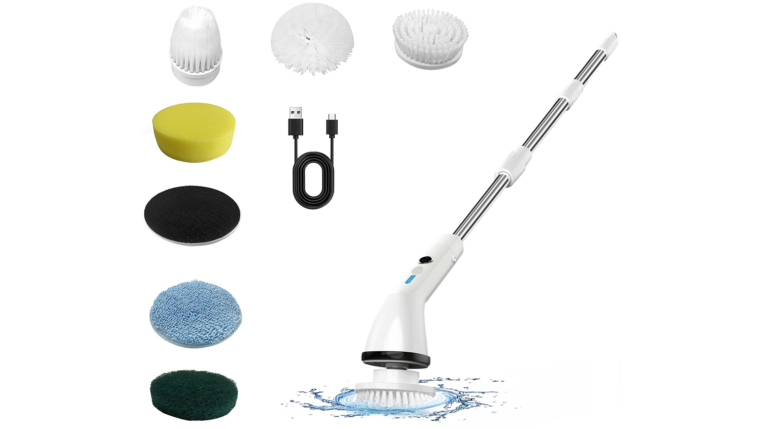 Elektrický rotační čistič 7v1 Maxxo Electric Spin Scrubber PS01
