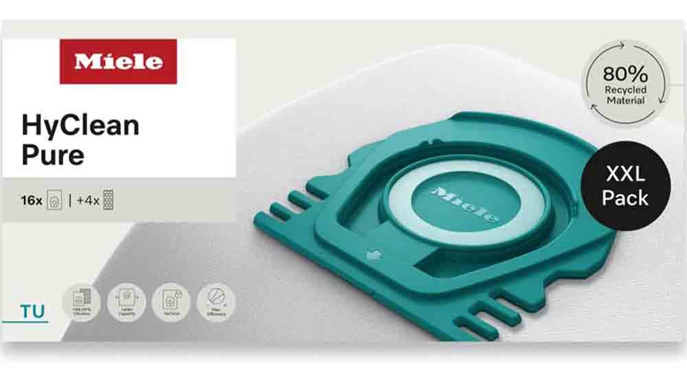 Balení sáčků Miele TU XXL HyClean Pure_01