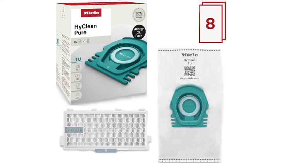 Balení sáčků Miele TU Allergy XL HyClean Pure_01