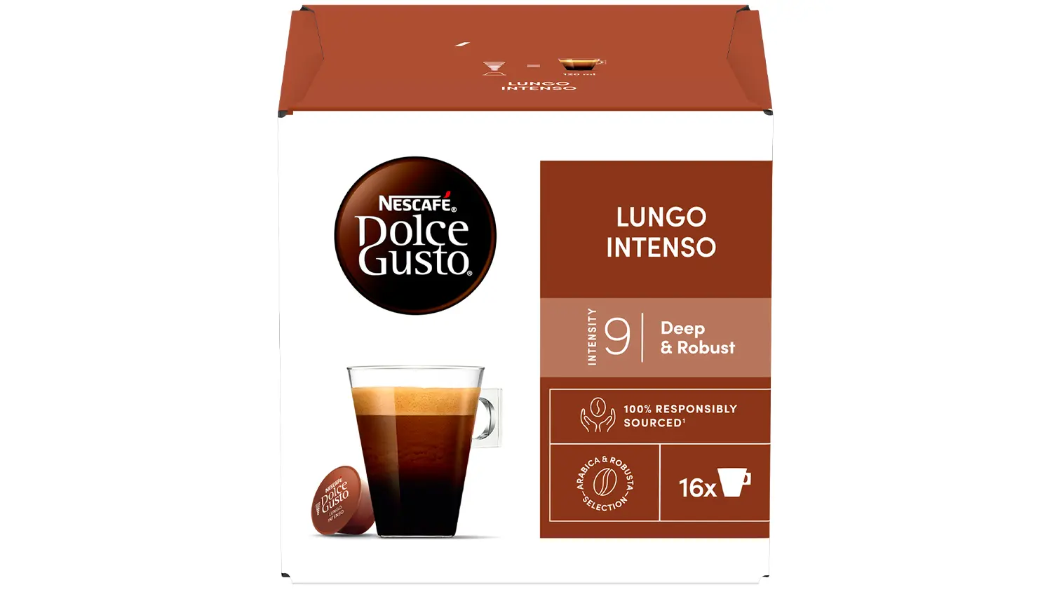 Kávové kapsule Nescafé Dolce Gusto Lungo Intenso
