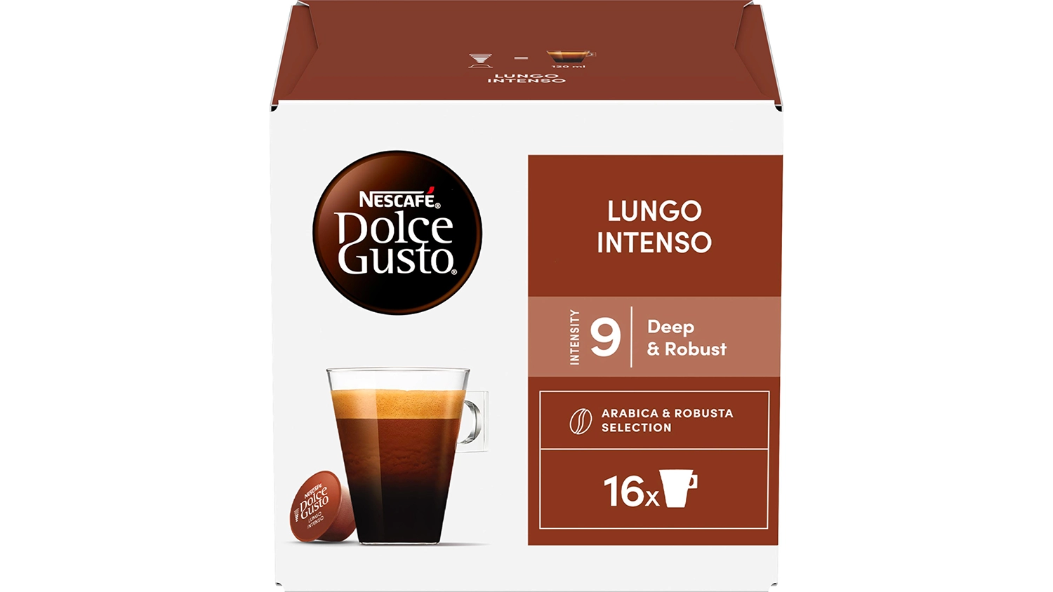 Kávové kapsule Nescafé Dolce Gusto Lungo Intenso