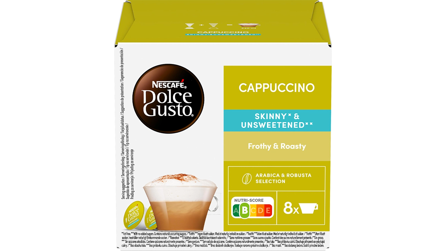 Nescaf&eacute; Dolce Gusto Cappuccino Skinny & Unsweetened