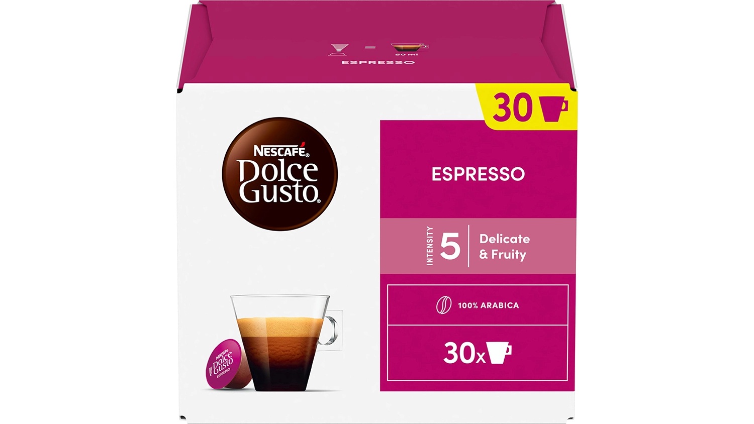 Kapsuly Nescaf&eacute; Dolce Gusto Espresso 30 ks