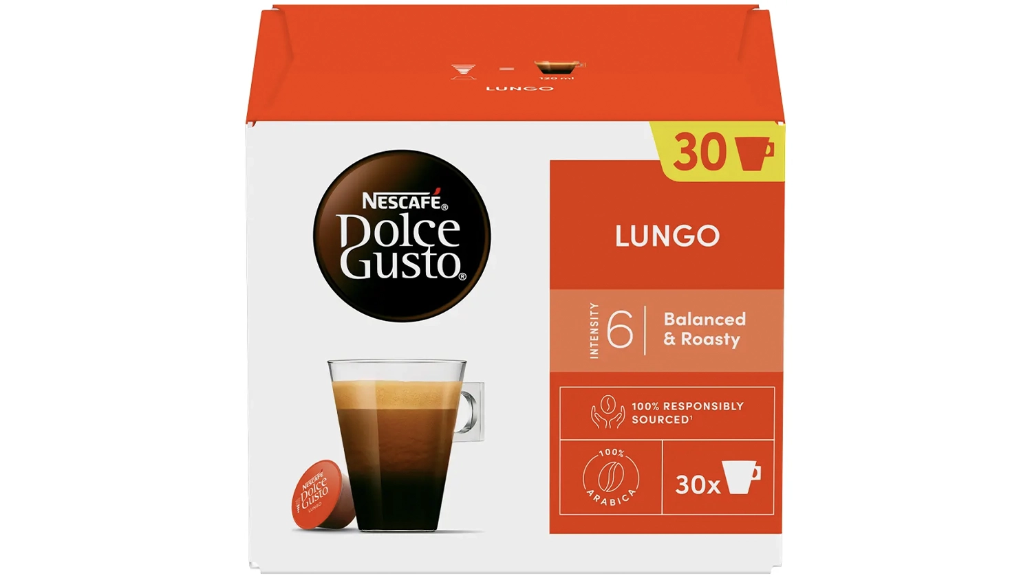 Kapsuly Nescaf&eacute; Dolce Gusto Lungo 30 ks