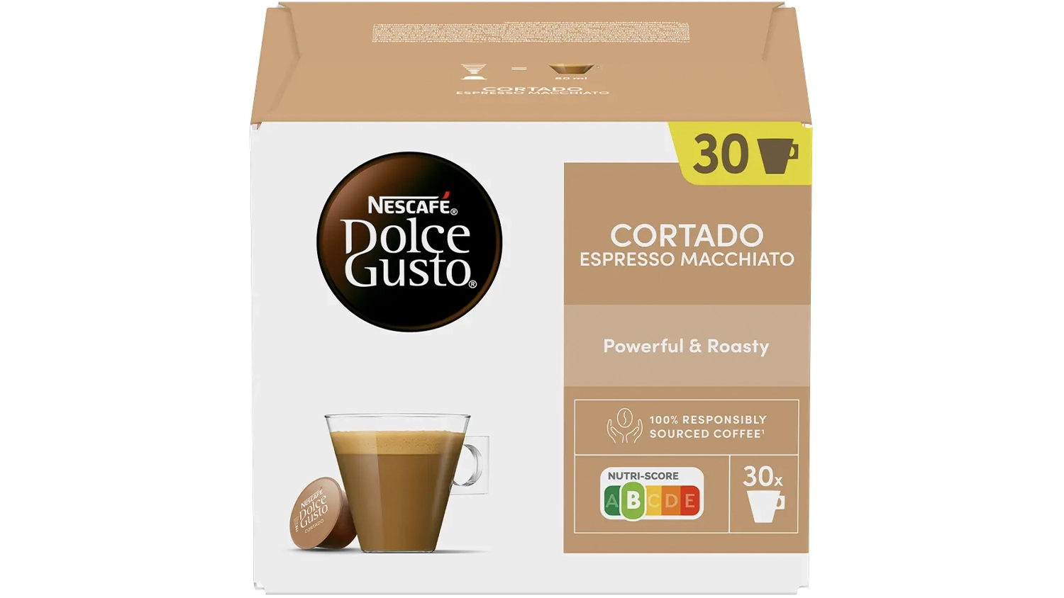 Kapsuly Nescafé Dolce Gusto Cortado Espresso Macchiato 30 ks