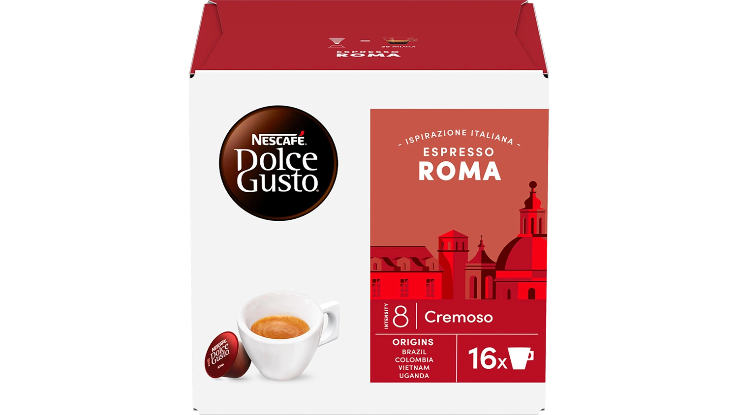 Kapsule Nescaf&eacute; Dolce Gusto Espresso Roma 16 ks