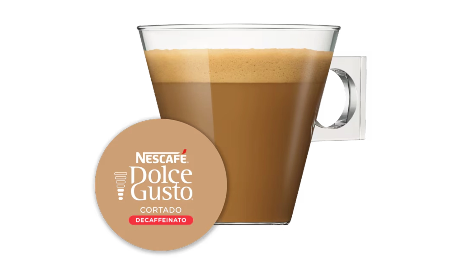 Káva NESCAFÉ Dolce Gusto Cortado Espresso Macchiato Decaffeinato káva