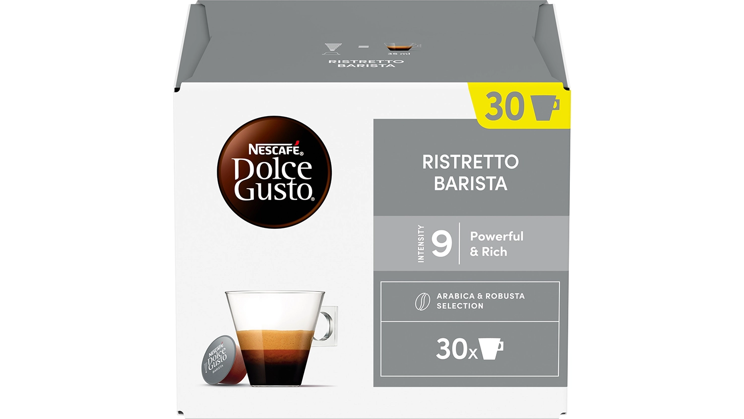 Kapsuly Nescaf&eacute; Dolce Gusto Ristretto Barista 30 ks